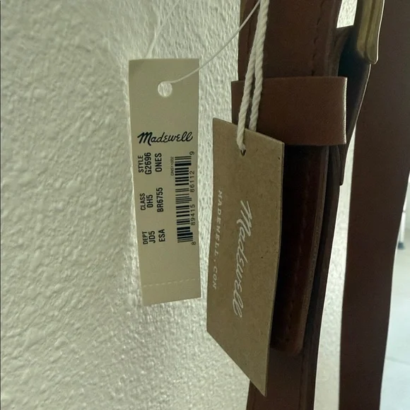 Madewell Leather Crossbody/Shoulder Bag English Saddle - Picture 2 of 6